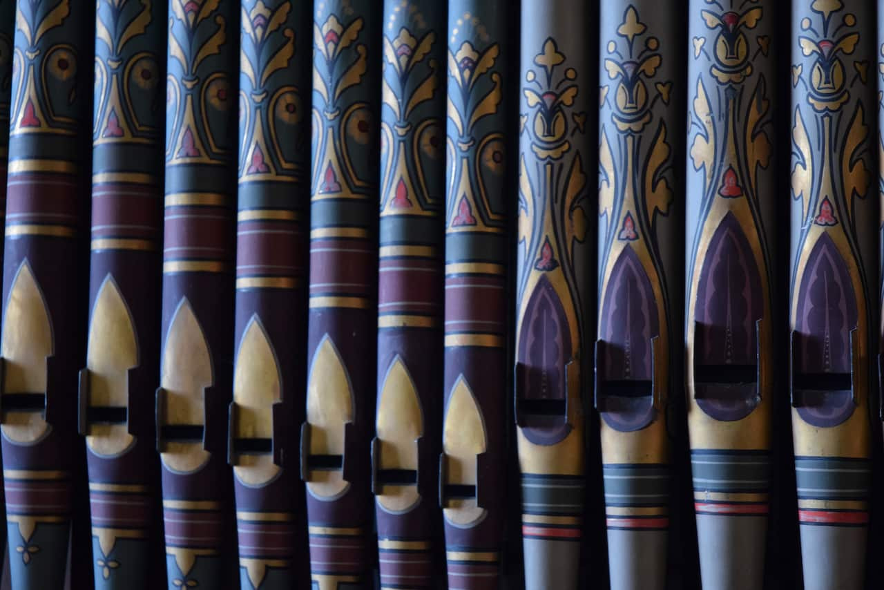 St. Andrew's organ pipes